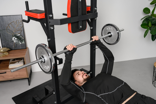 Турник-пресс-брусья со скамьей UNIX Fit POWER TOWER 120P - 16